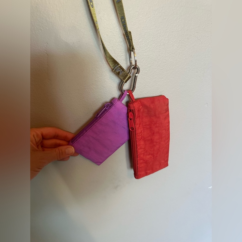 SOLD!!! NWOT!! BAGGU Lanyard Pouch Set, Gem colorway